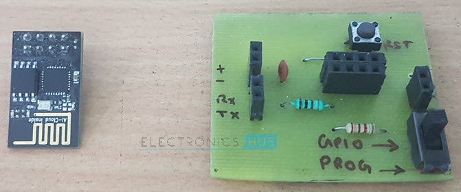 ESP8266 WiFi模块PCB的DIY PCB工作